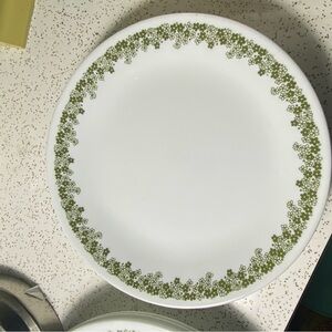 7pc vintage Corelle Spring Blossom 8.5” luncheon plates
